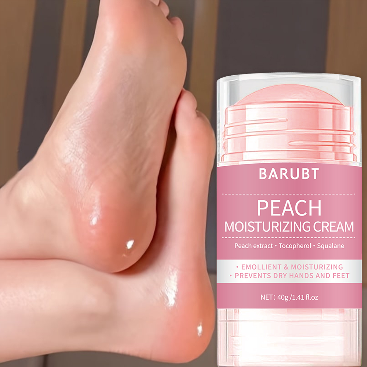Urea Foot Cream - Peach urea mud film rod, salicylic