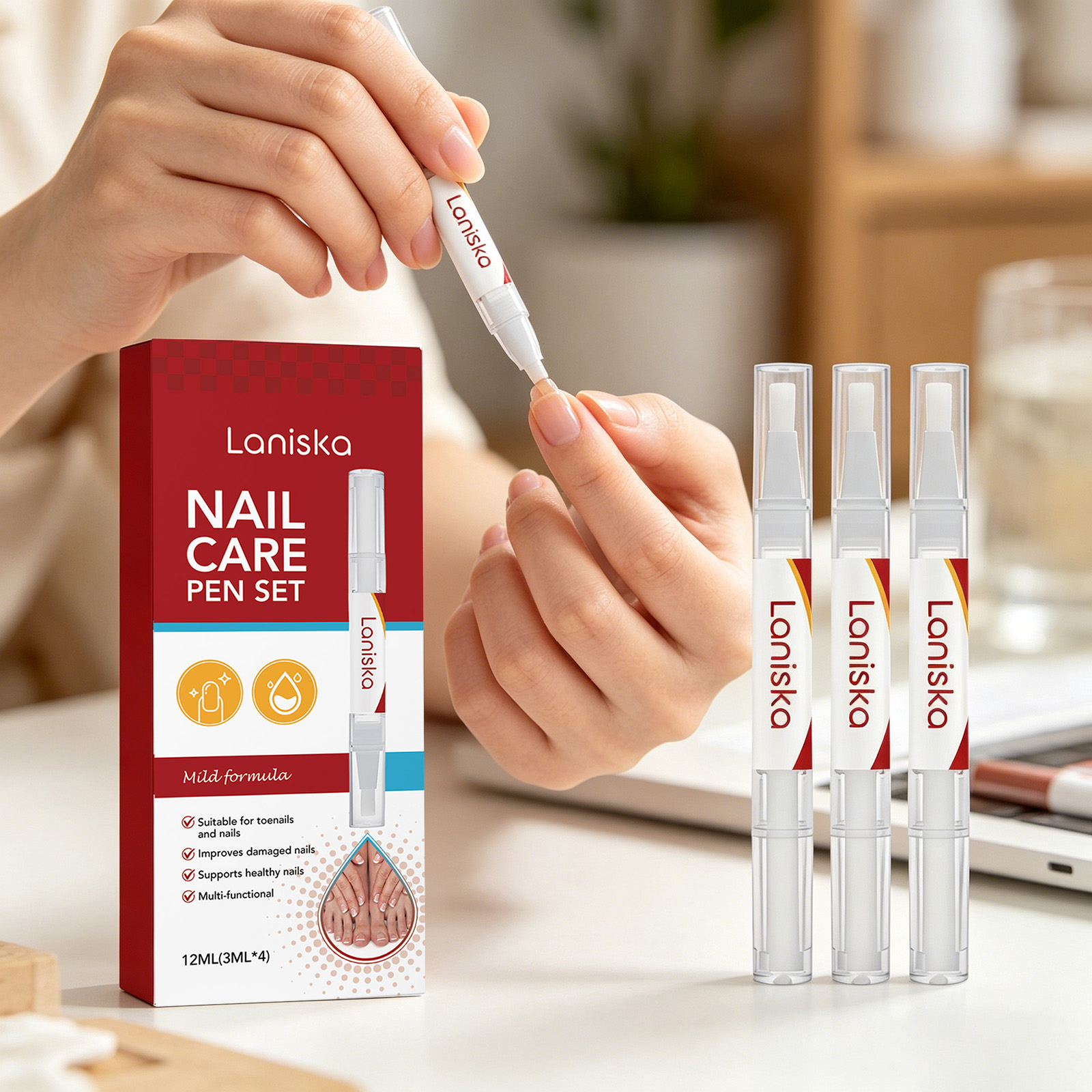 Skincare Ingredients Checker - Nail Repair Pen Set Treatment Damaged