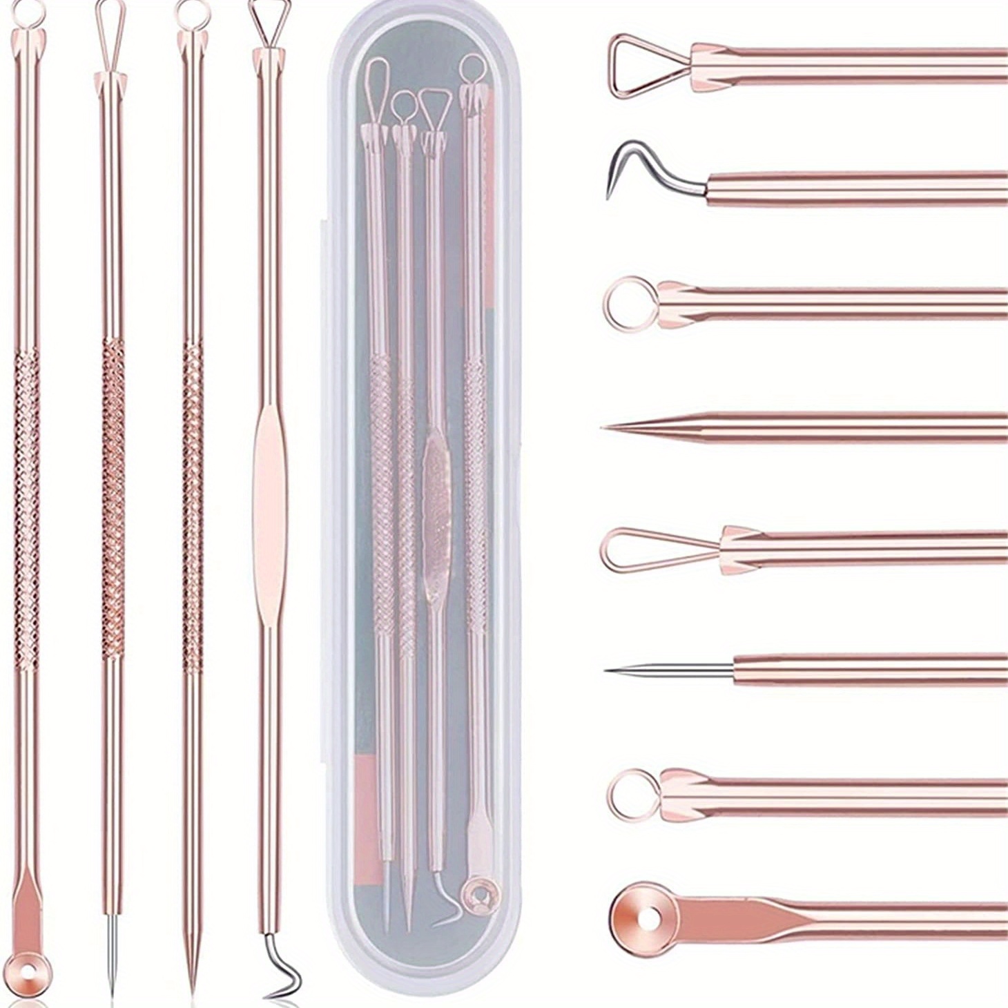 Skincare Ingredients Checker - Stainless Steel Blackhead Acne Removal Set