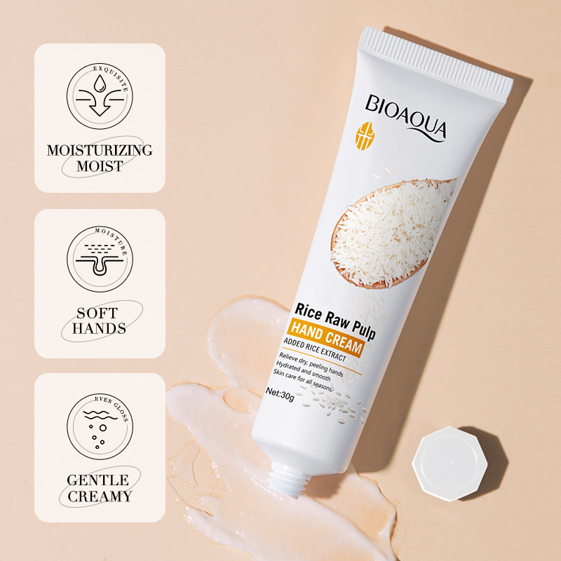 3/5pcs BIOAQUA White Rice Hand - مراجعة Skincare Bioaqua وسعره