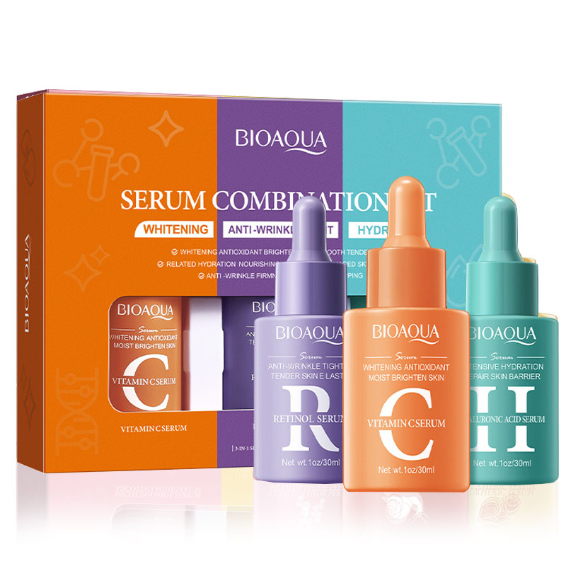 3pcs/set BIOAQUA Vitamin C Ret - مراجعة Skincare Bioaqua وسعره
