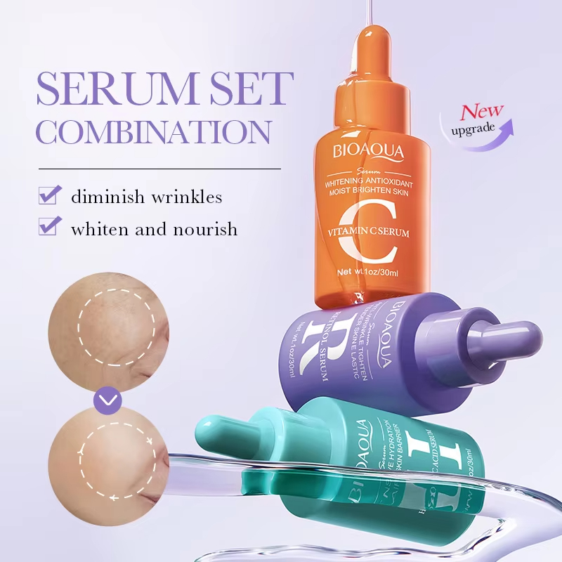 3pcs/set BIOAQUA Vitamin C Ret - مراجعة Skincare Bioaqua وسعره