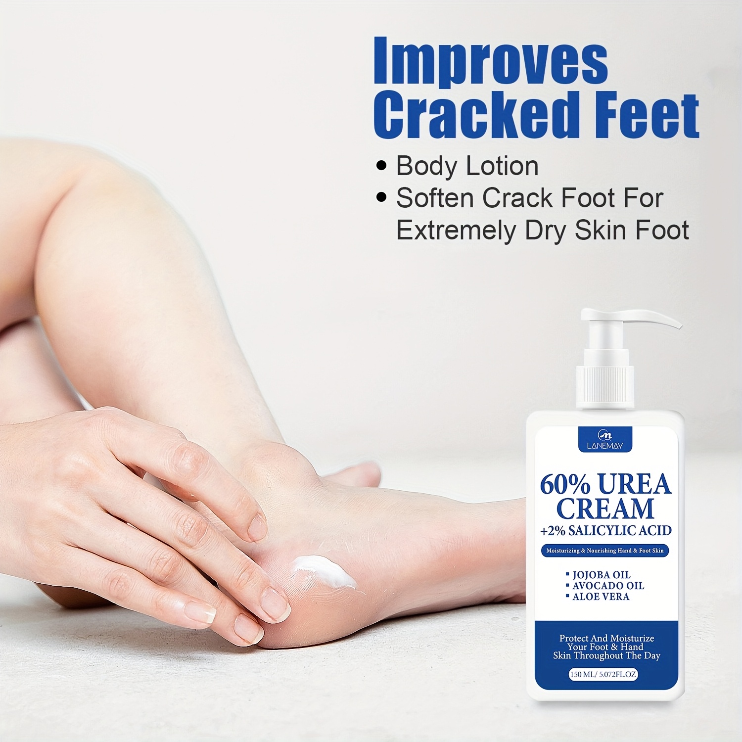 150ml 60% Urea Cream For Feet  - مراجعة Urea Foot Cream وسعره
