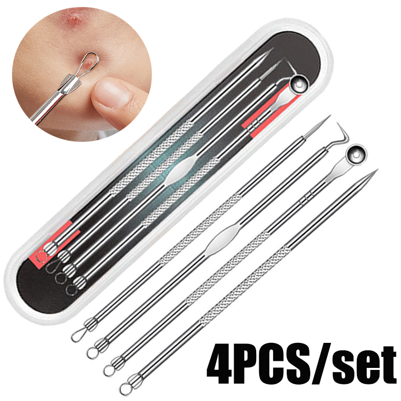 4pcs/set Acne Removal Needles  - مراجعة Skincare Ingredients Checker وسعره