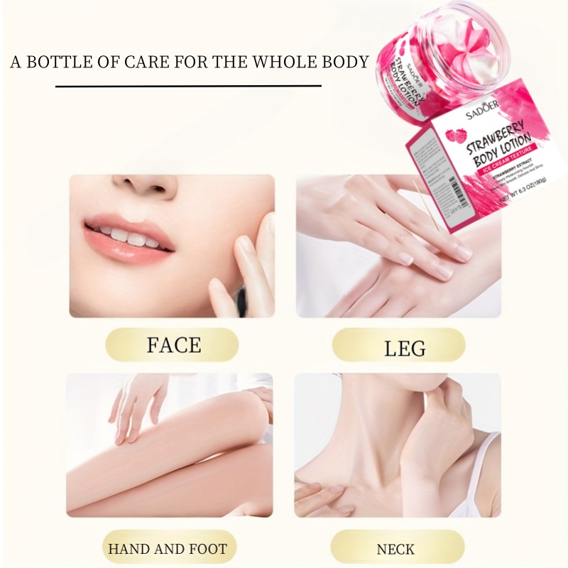 180g Strawberry Body Lotion, C - مراجعة Skincare Ingredients وسعره