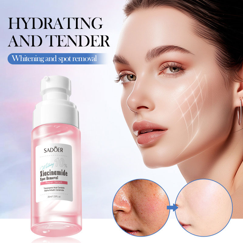 SADOER Niacinamide Whitening F - مراجعة Alpha Arbutin Serum وسعره