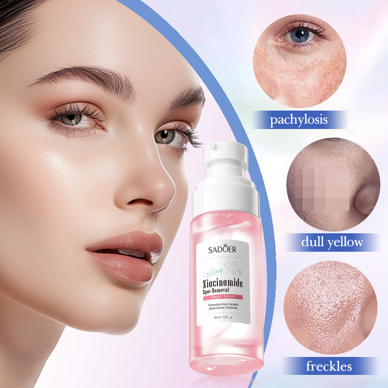 SADOER Niacinamide Whitening F - مراجعة Alpha Arbutin Serum وسعره