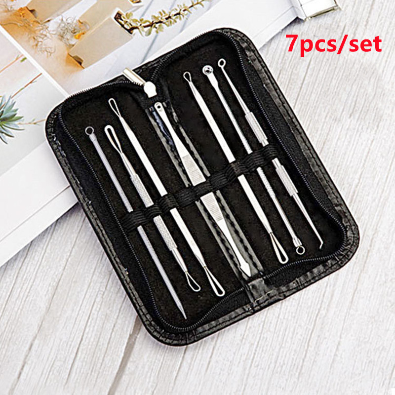 7Pcs/Set Stainless Steel Pimpl - مراجعة Skincare Ingredients Checker وسعره