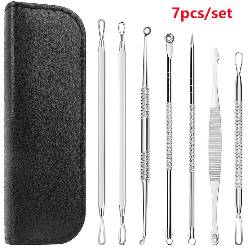 7Pcs/Set Stainless Steel Pimpl - مراجعة Skincare Ingredients Checker وسعره