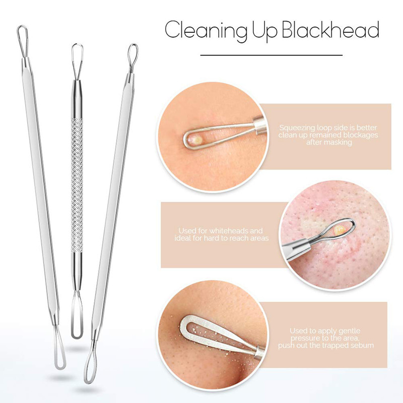 7Pcs/Set Stainless Steel Pimpl - مراجعة Skincare Ingredients Checker وسعره