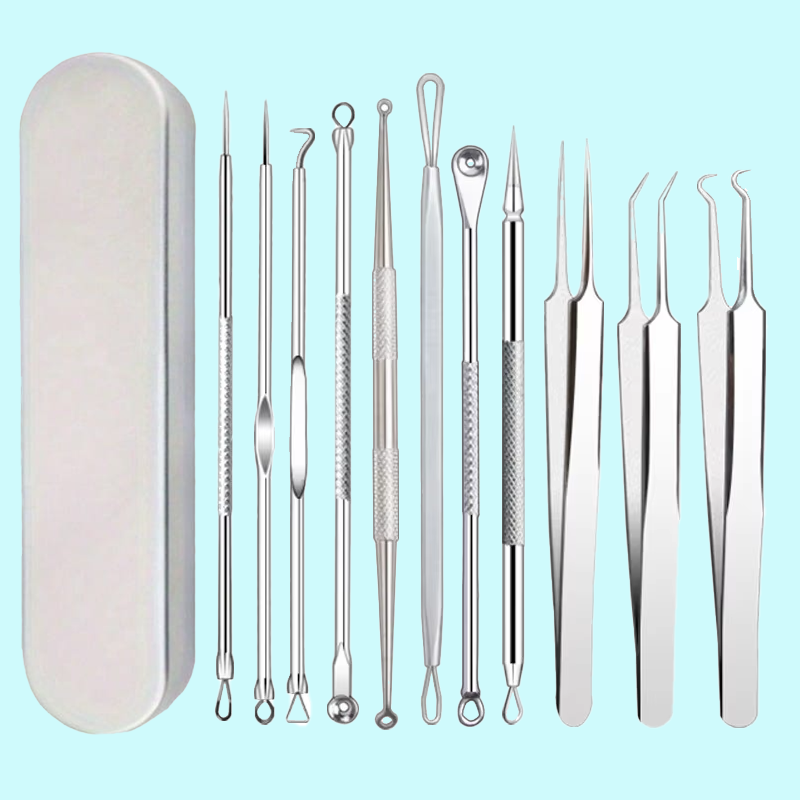 11Pcs/Set Acne Needle Blackhea - مراجعة Skincare Ingredients Checker وسعره