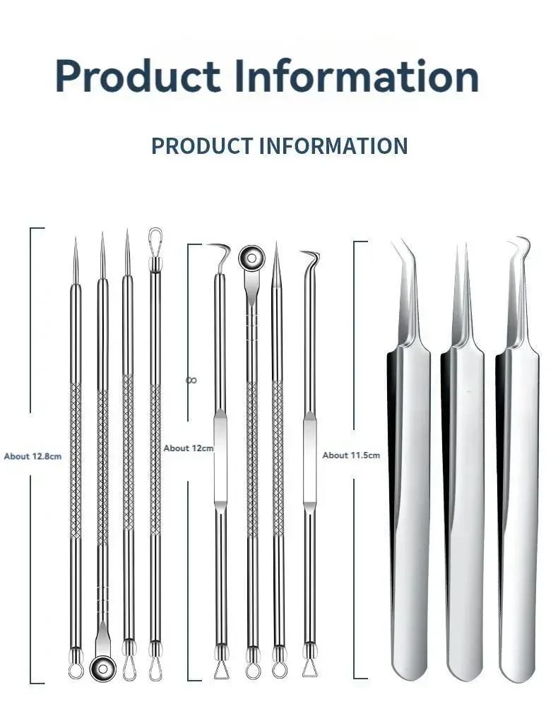 11Pcs/Set Acne Needle Blackhea - مراجعة Skincare Ingredients Checker وسعره