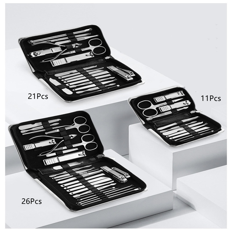 11-26 Pcs Manicure Set Stainle - مراجعة Skincare Ingredients Checker وسعره