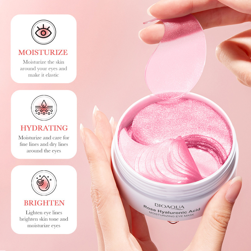 60pcs/box BIOAQUA Rose Hyaluro - مراجعة Skincare Bioaqua وسعره