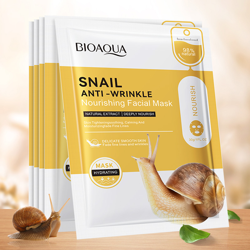 20pcs BIOAQUA Snail Hyaluronic - مراجعة Skincare Bioaqua وسعره