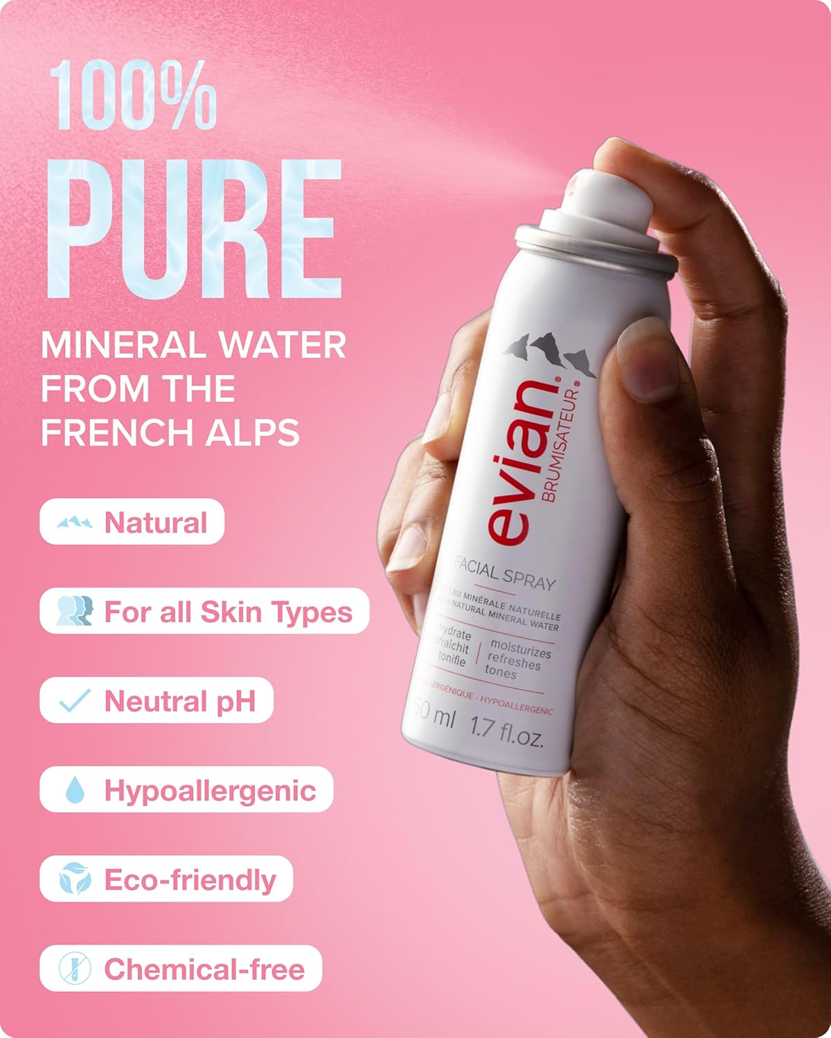 Hydrating Mineral Water Mist f - مراجعة Face Mist Mineral وسعره