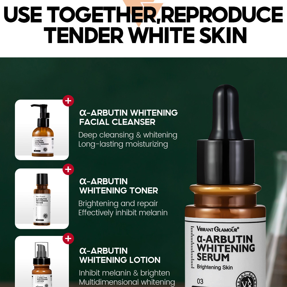 VIBRANT GLAMOUR Alpha Arbutin  - مراجعة Alpha Arbutin Serum وسعره