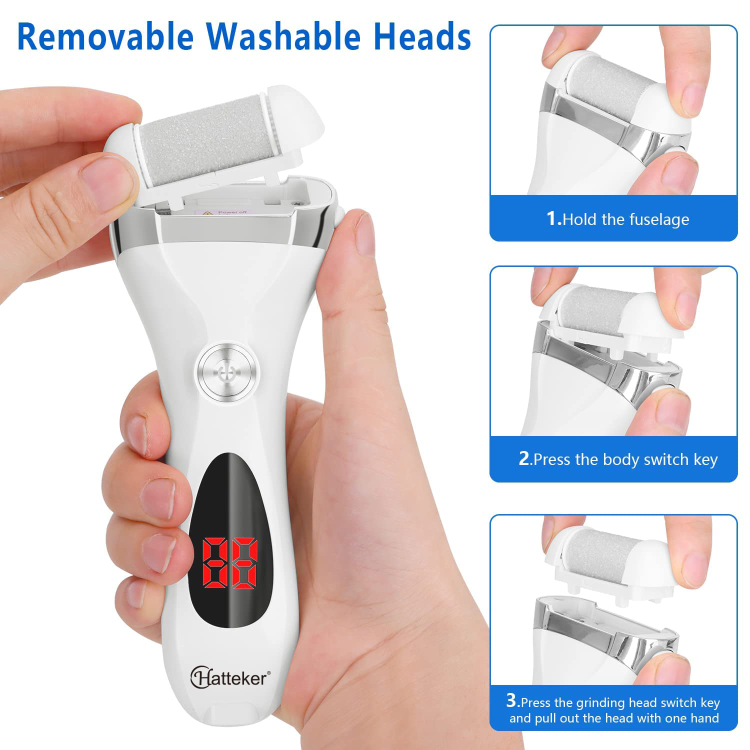Hatteker Electric Foot File Ca - مراجعة Skincare Ingredients Checker وسعره