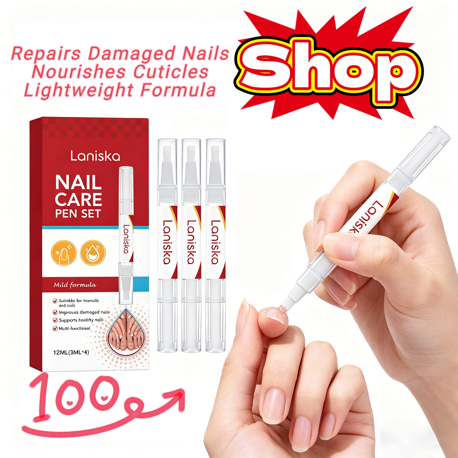 Nail Repair Pen Set Treatment  - مراجعة Skincare Ingredients Checker وسعره