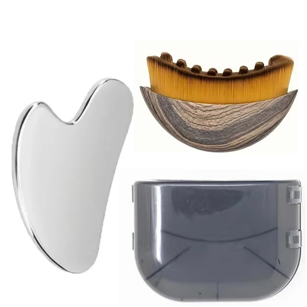 2Pcs Stainless Steel Gua Sha T - مراجعة Skincare Ingredients Checker وسعره