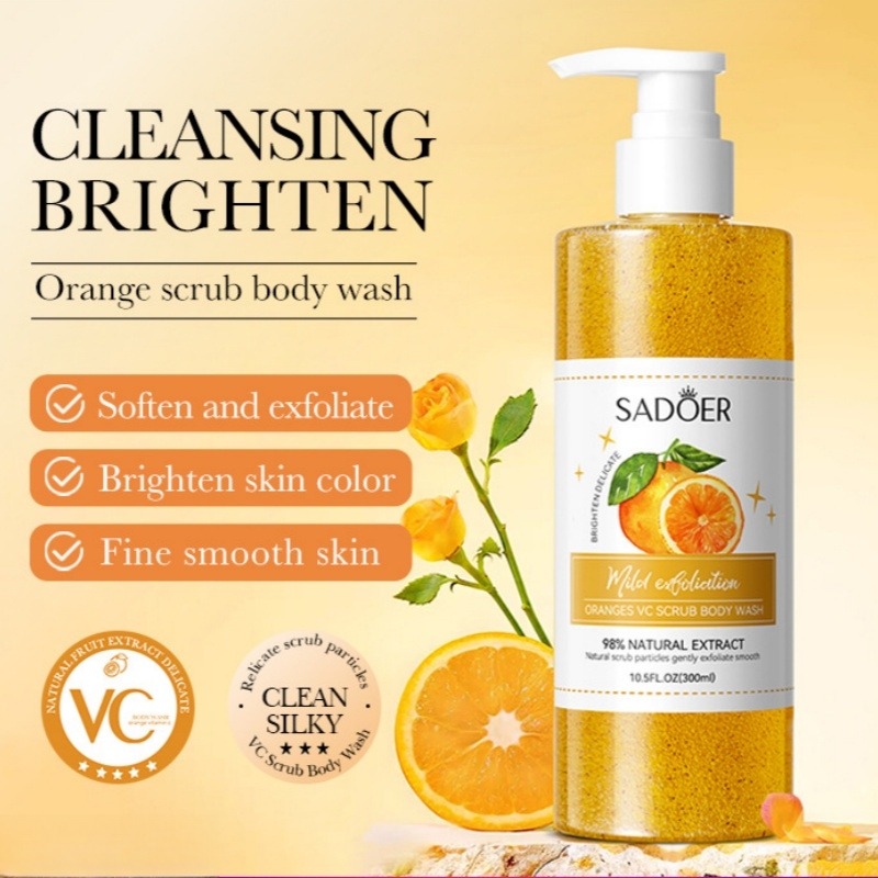 300ml Orange Body Scrub Shower - مراجعة Skincare Ingredients وسعره