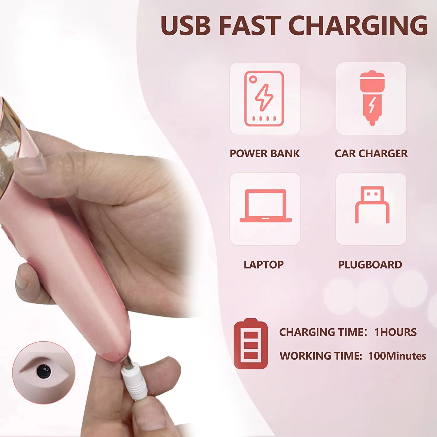 Rechargeable Electric Foot Fil - مراجعة Skincare Ingredients Checker وسعره