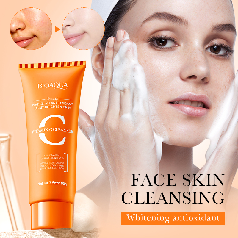 BIOAQUA Vitamin C Facial Clean - مراجعة Skincare Bioaqua وسعره